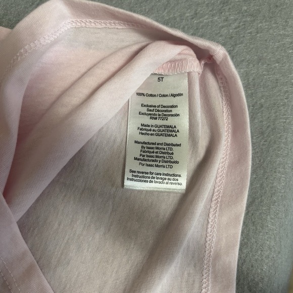 Peppa Pigs Toddler Girls Pink Sisters T Shirt Girls Size 5T - Picture 4 of 4